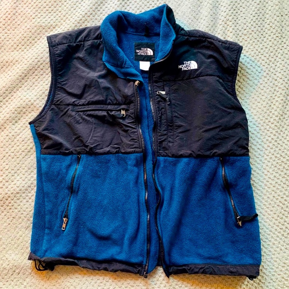 90’s VTG | RARE ITEM | NORTH FACE FLEECE VEST | DEEP NAVY BLUE LIGHTWEIGHT
